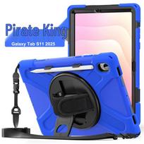 2025 Samsung Tab S11 X730 Shoulder Strap Protective Case - Full Coverage Anti-Drop Silicone Shell Galaxy Tab S11 X730/X736/X736B