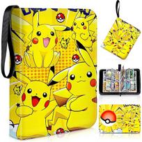 Card Album 520 Slots 4 Compartments Pikachu Yellow