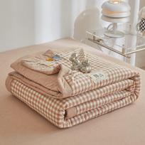 Mašinoje skaldoma Sindziango medvilnės vasarinė antklodė - plona, minkšta ir ideali visiems sezonams 100*150cm Children's Quilt white