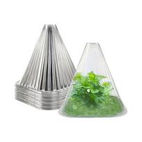 20pc Plant Seedling Covers Cone Shaped Greenhouse Cloche Protective Dome for Garden Seed Starting and Plant Growth balta