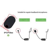 10PCS Headset Microphone Sponge For Motorcycle Intercom Helmet Bluetooth Headset Microphone Sponge juoda