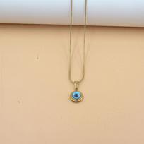 Chain  Necklace For Men Women  Choker Fashion Jewelry Blue Eye Necklace Collar Gift