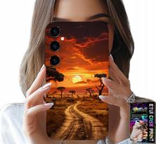 Etui Do Samsung Galaxy A05S - Safari Afryka Zachód Słońca Piękne Widok