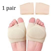 Silicone Gel Forefoot Pad High Heels Half Insoles Hallux Valgus Corrector Socks Metatarsal Pain Relief Insoles Foot Care Cushion S