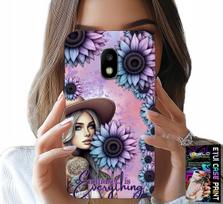Etui Do Samsung Galaxy J5 2017 - Kobieta W Słonecznikach, Kobiece Wzory