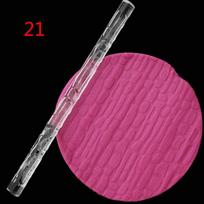 21 Styles Hot Sell Fondant Cake Impression Acrylic Embossing Pastry Roller Baking Tools Rolling Pin
