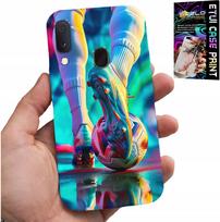 Etui Do Samsung Galaxy A20E - Piłka Nożna Football Piłkarze + Szkło