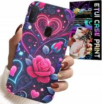 Etui Do Samsung Galaxy A20E - Serce, Róża, Nastoletnie Case + Szkło