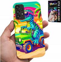 Etui Do Samsung Galaxy A23 5G - Dinozaur W Ciężarówce Wzory Dla Dzieci