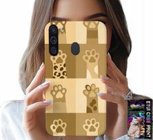 Etui Do Samsung Galaxy A21 - Love Cat, Wzory Z Kotami, Łapki Kotów