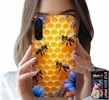 Etui Do Samsung Galaxy A26 5G - Pszczoły Ul Plaster Miodu Plecki Case
