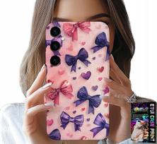 Etui Do Samsung Galaxy M15 5G - Kolorowe Wstążki Wstążka Wzory + Szkło
