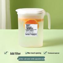 High-Capacity, Heat-Resistant Japanese Style Water Pitcher – Durable, Food-Grade for Hot and Cold Use With Label