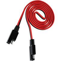 Dvigubas SAE laidas USB ilgiklis Dvigubos SAE sąsajos Laidas Akumuliatoriaus laidai Gnybtų jungtis Laidas SAE ilgiklis Motociklo ABS įkroviklio laidas 100cm raudona/juoda