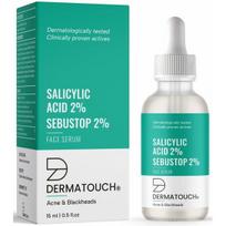 DERMATOUCH Salicilo rūgštis 2% w/w Sebustop 2% Veido serumas | Nuo spuogų ir inkštirų | Specialiai spuoguotai ir riebiai odai | 15ml