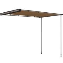 Tentas karavanui, automobilinė stogo markizė - chaki 1,6 x 2,5 m, Chaki spalvos