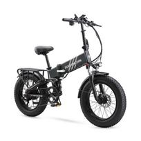 HALO KNIGHT U4 Folding Electric Bicycle For Adult 1000W Motor 48V15AH  Battery Outdoor Riding E-bike  20 x 4.0 Inch Fat Tires Off-road Electric Bike juoda