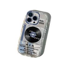 Music Record Suitable for IPhone16promax Mobile Phone Case Apple 15 Cream Shell 12 Niche Creative 11 Mirror OPPO A1 5G