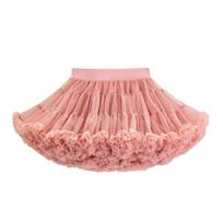 Girl Tutu Skirt Princess Skirt Mesh Fluffy Skirt Spring Summer Versatile Lotus Leaf Skirt XS