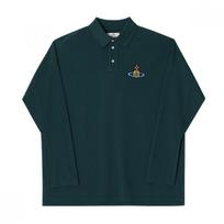 Vivienne Westwood 2h01000l J0009 M405 Orb Of Logo Polo Mens Long Sleeve Tee 2H01000L J0009 M405 (L)