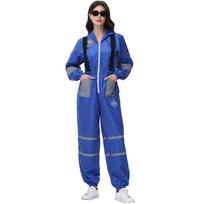 Space suit astronaut cos suit, halloween costume M mėlyna