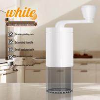 Compact Electric Coffee Bean Grinder, Manual Hand-Grinding Machine for Home