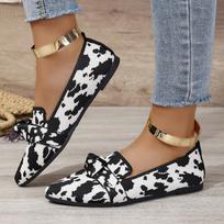 Ladies Spring Matching Shoes European And American Large Size Shallow Mouth Women's Shoes 42 juoda