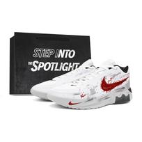 Nike LEBRON WITNESS IX Basketball Shoes Men's Mid Top White/Black HQ8035-100(Team2174-) 41