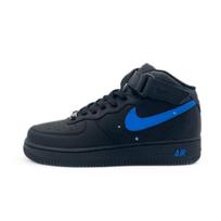Nike Air Force 1 Luxury Streetwear Dark Blue Trendy Mid top Skateboard Shoes Unisex CW2289-001(team1245-) 43 black