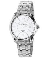 Philip Watch Swiss Made Blaze Stainless Steel Silver Dial Quartz R8253165009 100M Men's Watch sidabras