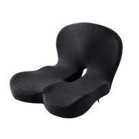 Memory Foam Seat Cushion Ergonomic Driver Cushion with Center Hole Back Support Car Seat Cushion for Buttocks Lumbar Support Office Chair Wheelchair