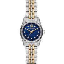 Michael Kors MK4865 Lexington Mėlynas ciferblatas Moteriškas laikrodis 26mm sidabras
