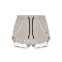 Mens Gyms Fitness 2 In 1 Quick Dry Shorts Summer Running Bodybuilding Jogging Casual Short Pants Workout Male Basketball Bottoms M