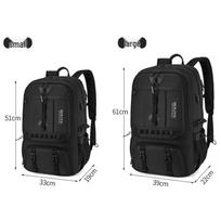 Multifunctional Expandable 17  Laptop Backpack - Outdoor, Travel, Large Capacity, Multi-Compartment. Standard mažos juodos spalvos