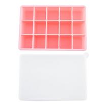 1PC Food Grade Silicone Ice Box Square Mold 15 Grid with Lid Easy Demoulding Ice Box