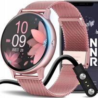 Zegarek Smartwatch Damski Puls Kroki Powiadomienia Menu Polskie Wodoodporny