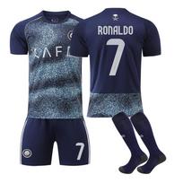 2025-26 Al-Nassr išvykos #7 RONALDO Sporto treniruočių marškinėlių rinkinys su kojinėmis Paaugliams Vaikams Suaugusiems Futbolo aprangos komplektai 16