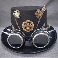Steampunk Lolita Gay Hat Top Party Gear Eye Protection Goggles Jazz