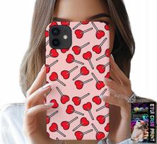 Etui Do Iphone 12 Mini - Kobiece, Modne Wzory Lizaki W Serca Case