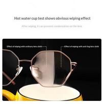 10Pcs Anti-fog Suede Glasses Cloth Reusable Microfiber Anti-fog Cloth Lens Anti-fog Mobile Phone Camera Lenses Screen Clean juoda