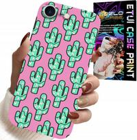 Etui Do Iphone Se / Se2 - Kaktusy, Kaktus Na Różowym Tle + Folia