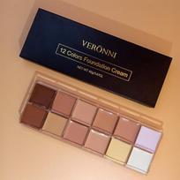 12-Color Concealer Palette: Covers Acne, Dark Circles, Spots & Fine Lines