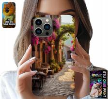 Etui Do Iphone 13 Pro - Malownicza Uliczka Z Kawiarnią + Szkło