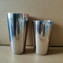 Boston Stainless Steel Cocktail Shaker Set - 800/600ml, 304 Grade, 2-Piece 750+550ml