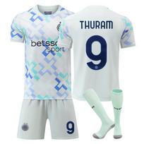 2025-26 Inter Milan Away #9 THURAM Sport Training Jersey Set with Socks Teens Kids Adults Football Kits 16