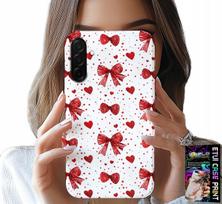 Etui Do Samsung Galaxy A36 5G - Czerwone Wstążki Wstążka Modne Wzory