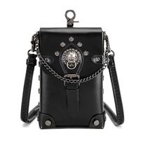 Hot Selling Punk Retro Style Small Square Bag Versatile Women's Shoulder Crossbody Bag MINI Loose Change Shoulder Bag