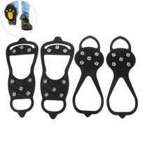 Unisex Winter Shoe Covers, 2PCS 5/8-Stud Ice Claws, Anti-Skid Snow Climbing Crampon Cleats, Sturdy Spike Grips 8 Stud M