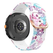 Printed strap For Samsung Galaxy Watch 8 44mm 40mm 8 classic 46mm silicone sport correa Bracelet Galaxy Watch 8 Band accessories Galaxy watch 8 40mm