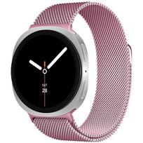 Magnetic Band for Samsung Galaxy watch 8-8 classic 46mm 44mm 40mm Milanese loop Metal Wrist Bracelet Correa Galaxy watch 8 Strap Galaxy watch 8 40mm rožinė